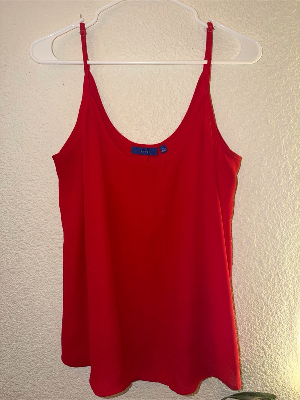 Apt. 9 Bright Red Adjustable Strap Camisole